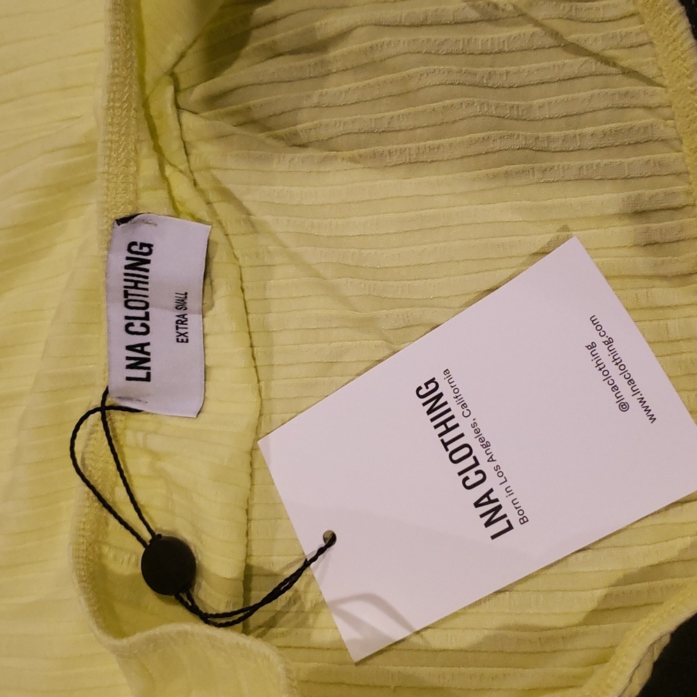NWT! LNA Irini ribbed tube dress - Picture 4 of 4
